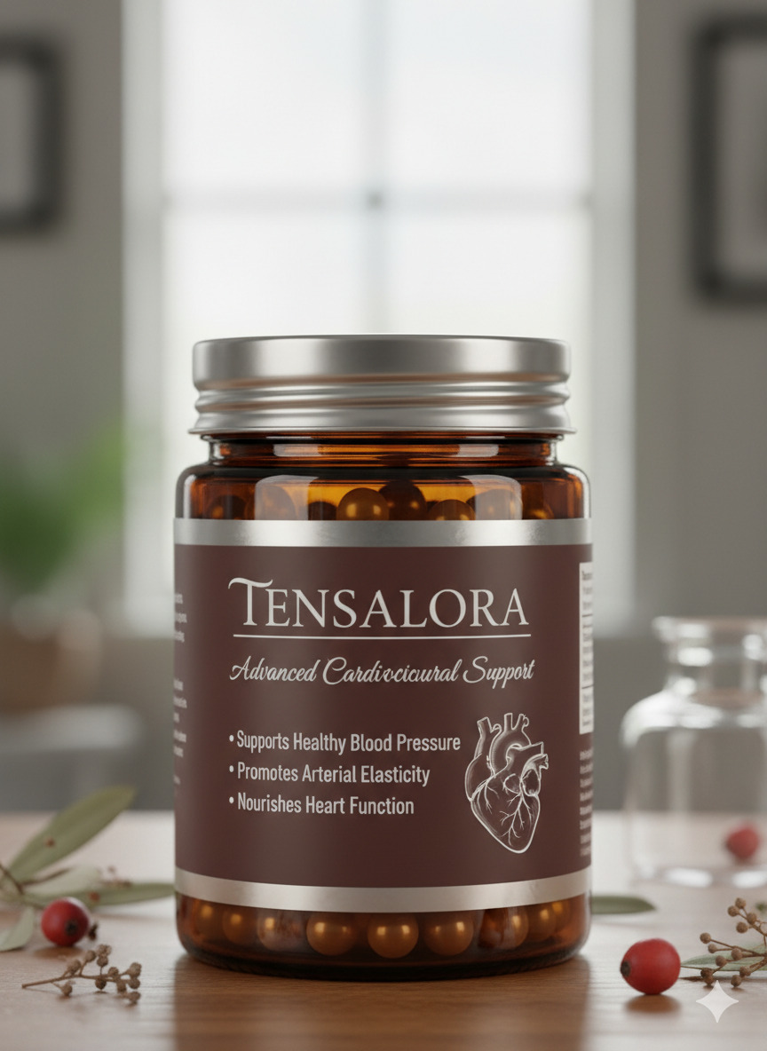 Tensalora dietary supplement package for circulatory wellness support